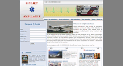 Desktop Screenshot of lifejetambulance.com